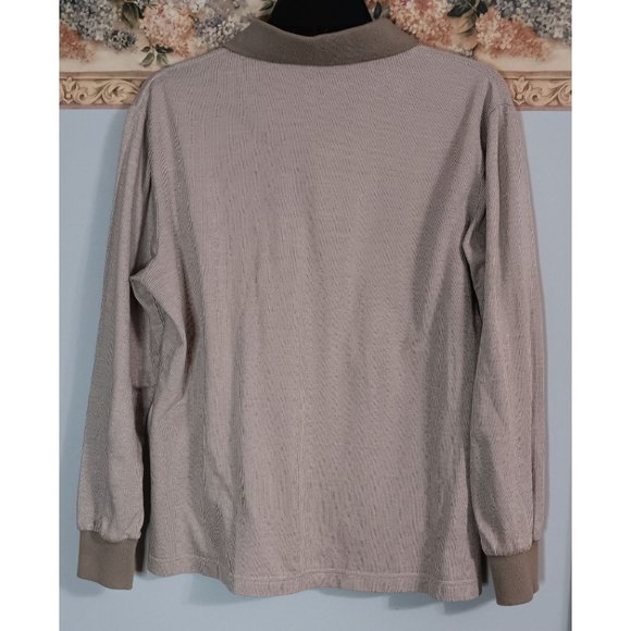 Liukoo Uomo Medium Classic Vintage Casual Business Event Pipe Embroidered Polo - Picture 4 of 4